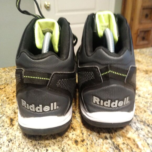 Riddell Generator Mid Lace Up Football Cleat Men's Size 13 Black Gray LD21567 - Picture 10 of 12